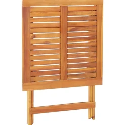 Clearance Kokoontaitettava puutarhapöytä 70x70x75 cm akaasiapuu Puutarhapöydät