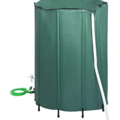 Kokoontaitettava sadevesisäiliö hanalla, 1500 litraa*FinePRICE Outlet