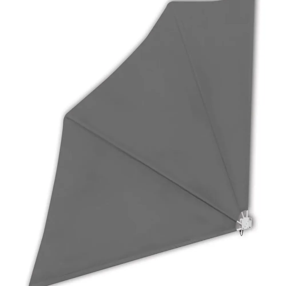 Outlet Kokoontaittuva parvekkeen sivumarkiisi harmaa 140x140 cm Markiisit