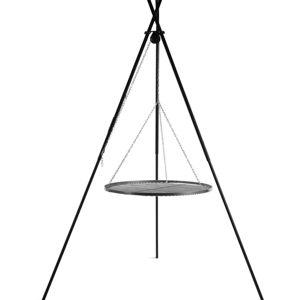 Kolmijalkagrilli CookKing, Ø60cm, korkeus 210 cm, raakateräs*Gop Hot