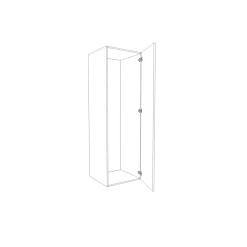Komeron runko 1920mm valkoinen*Ideal Keittiöt