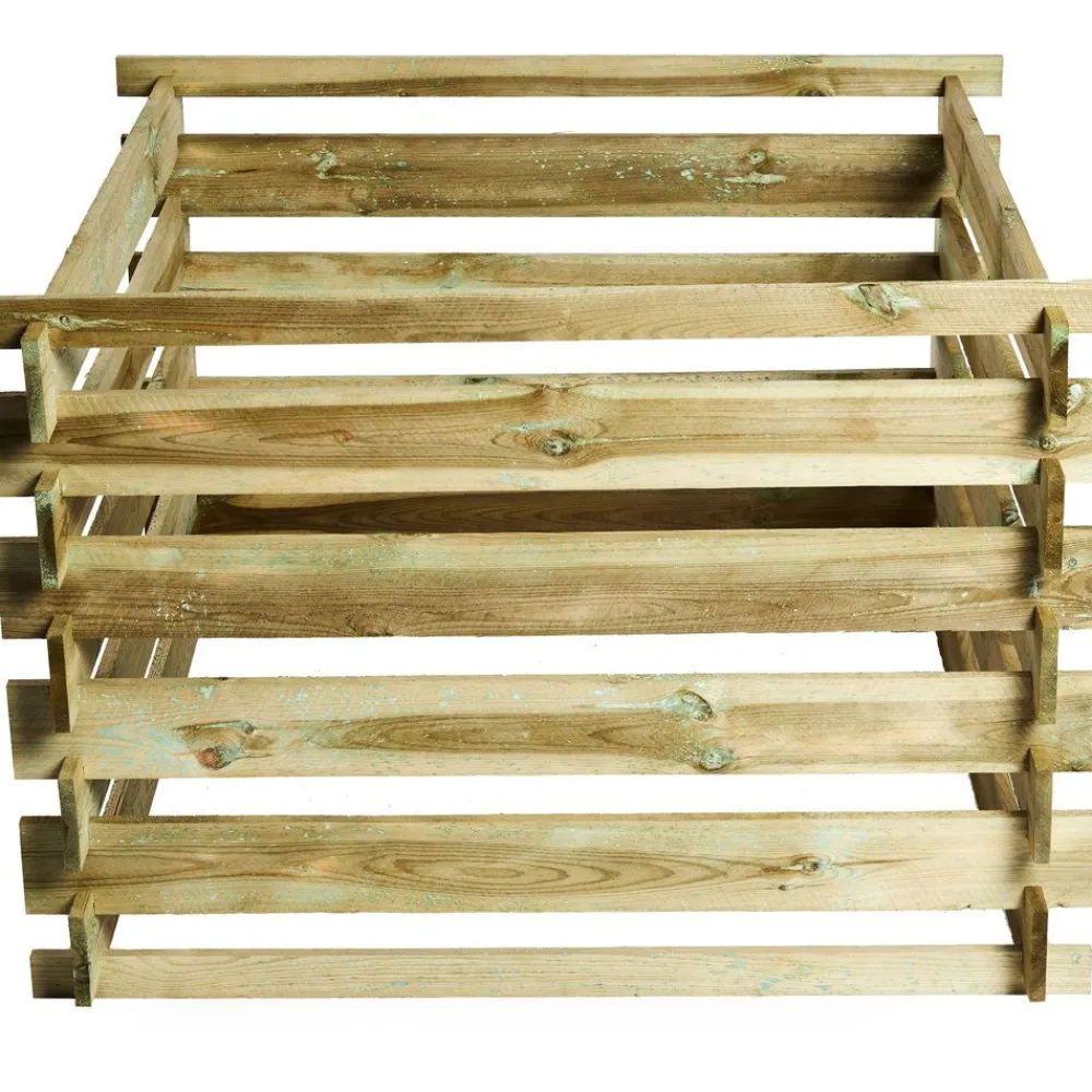 Clearance Kompostikehikko , 900x900x700 mm luonto puu Kompostorin Tarvikkeet