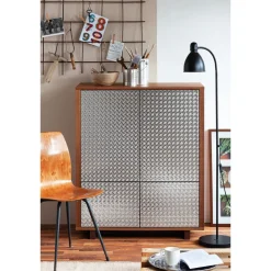 Kontaktimuovi 340-0060, 0.45x1.5m, metallinen ruudullinen, korkeakiiltoinen, metalli, hopea*D-C-Fix Sale