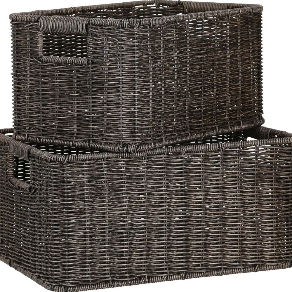 Kori BASILE 37x26xK18 cm, tummanruskea*Home4you Clearance