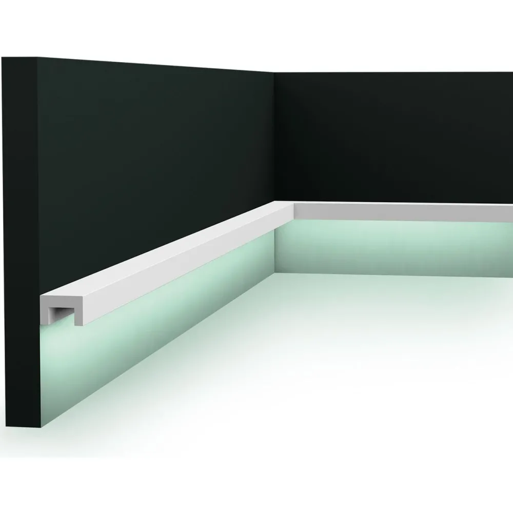Outlet Koristelista CX190 30x20x2000 mm polystyreeni valkoinen Koristelistat|Kattolistat