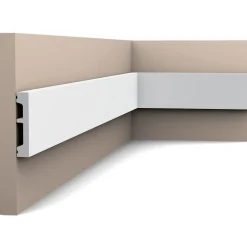 Clearance Koristelista SX157 13x66x2000 mm polystyreeni valkoinen Koristelistat|Kattolistat