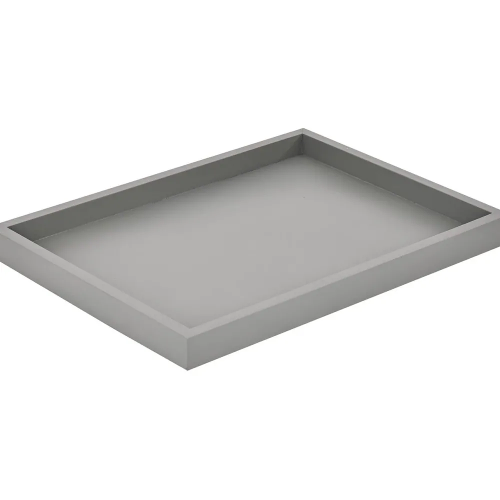 Koristetarjotin Cochrane, 33.5x24cm, harmaa*Eglo Living