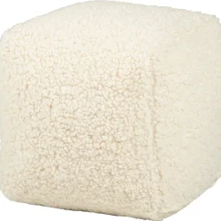 Hot Koristetyyny LARRY kuutio, 25x25x25 cm, luonnonvalkoinen Koristetyynyt