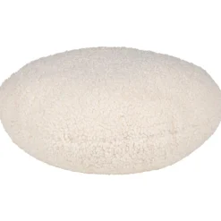 Clearance Koristetyyny LARRY pyöreä, Ø40x16 cm, luonnonvalkoinen Koristetyynyt