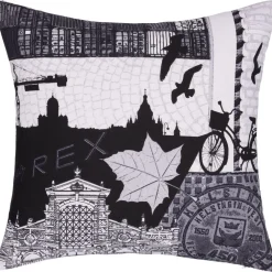 Koristetyynynpäällinen Helsinki, 43x43cm, harmaa*Vallila Online
