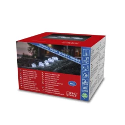 Koristevalosarja Akryylihiiret, 5 hiirtä, 40 x kylmän valkoinen LED*Konstsmide Hot