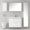 Korkea kaappi Glow 330x1750x360mm push open tammi*Ido Hot