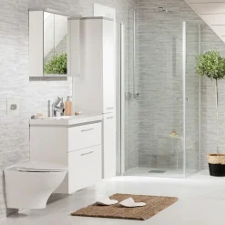Korkea kaappi Glow 330x1750x360mm push open tammi*Ido Hot