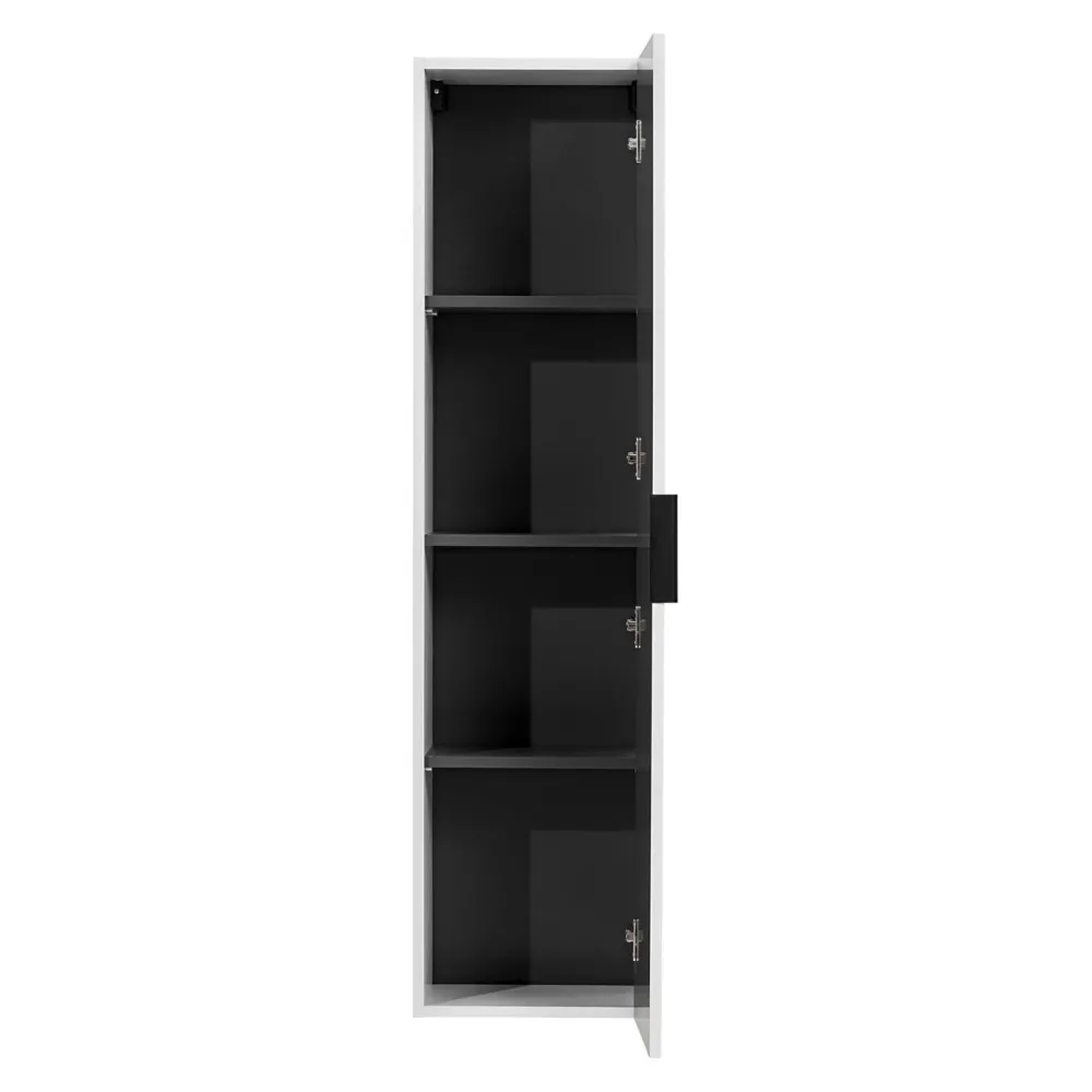 Korkea kaappi Adele 140x35x25 cm, valkoinen*Interia Outlet