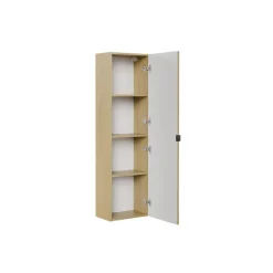 Korkea kaappi Falun, 400x254x1400mm, 1-ovella, tammi*Interia Sale