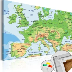 Korkkitaulu Europe eri kokoja*Artgeist New
