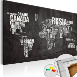 Korkkitaulu Mundo Negro eri kokoja*Artgeist