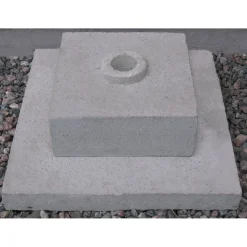 Korokekivi TEPE 240x240x100 mm ponttirakenteella harmaa*TEPE-terassiperustus Sale