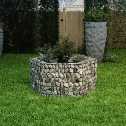 Discount Korotettu kuusikulmainen gabion-/kivikorikehys 1, eri kokoja Muurikivet