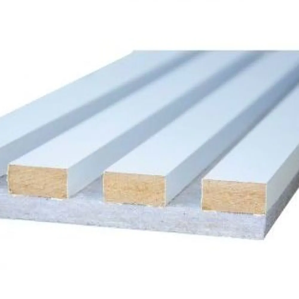 Kostean tilan akustiikkalevy Unika, 22x600x2440mm, white platinum*Fibrotech Hot
