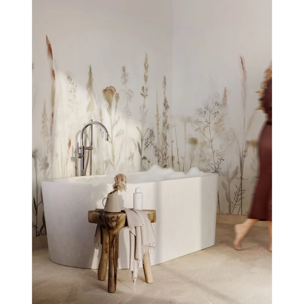 Kostean tilan tapetti Aquarelle Autumn Mist*Tarkett Hot