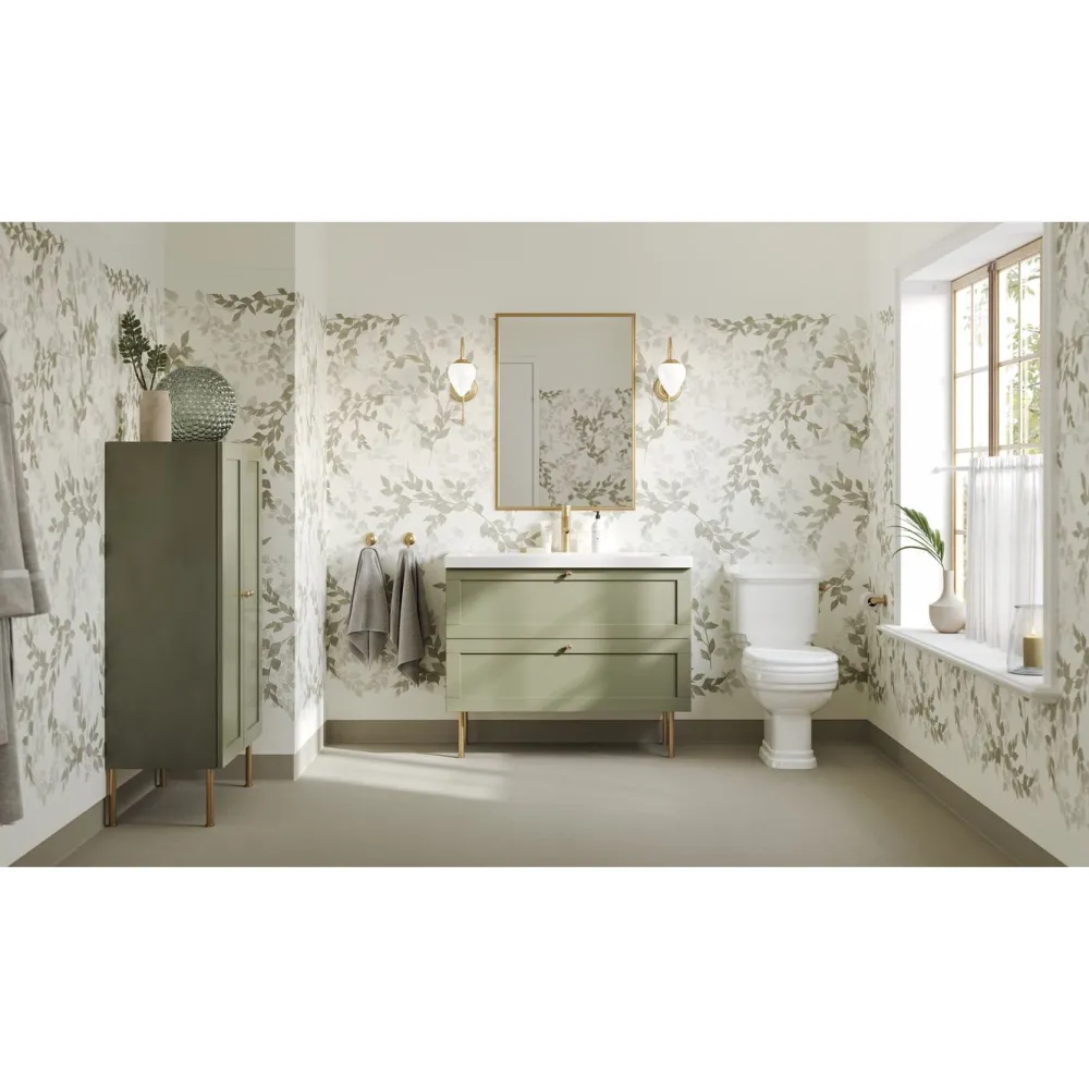 Kostean tilan tapetti Aquarelle Breeze Moss*Tarkett Clearance