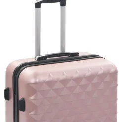 Kovapintainen matkalaukkusetti 3 kpl ruusu kulta ABS*FinePRICE Clearance