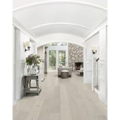Kovetettu puulattia Tammi Dalby 3.0 Powder White, mattalakattu, eri kokoja*Bjelin Online