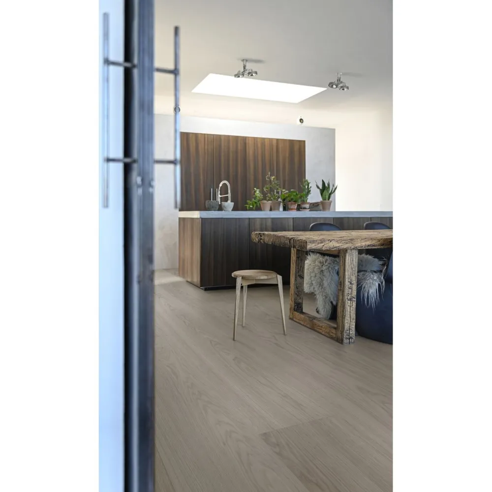 Kovetettu puulattia Tammi Gryby 3.0 Earth Grey, mattalakattu, eri kokoja Kovapuulattiat
