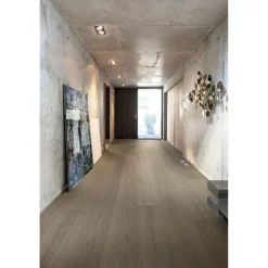 New Kovetettu puulattia Tammi Haradal 3.0 Mineral Grey, harjattu, mattalakattu, eri kokoja Kovapuulattiat