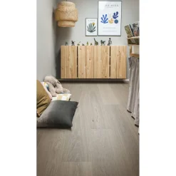 Sale Kovetettu puulattia Tammi Bonnarp 3.0 Earth Grey, harjattu, mattalakattu, eri kokoja Kovapuulattiat