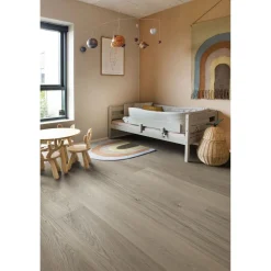 Sale Kovetettu puulattia Tammi Bonnarp 3.0 Earth Grey, harjattu, mattalakattu, eri kokoja Kovapuulattiat