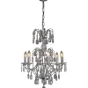 Kristallikruunu Barock, Ø50cm, kromi*Noor