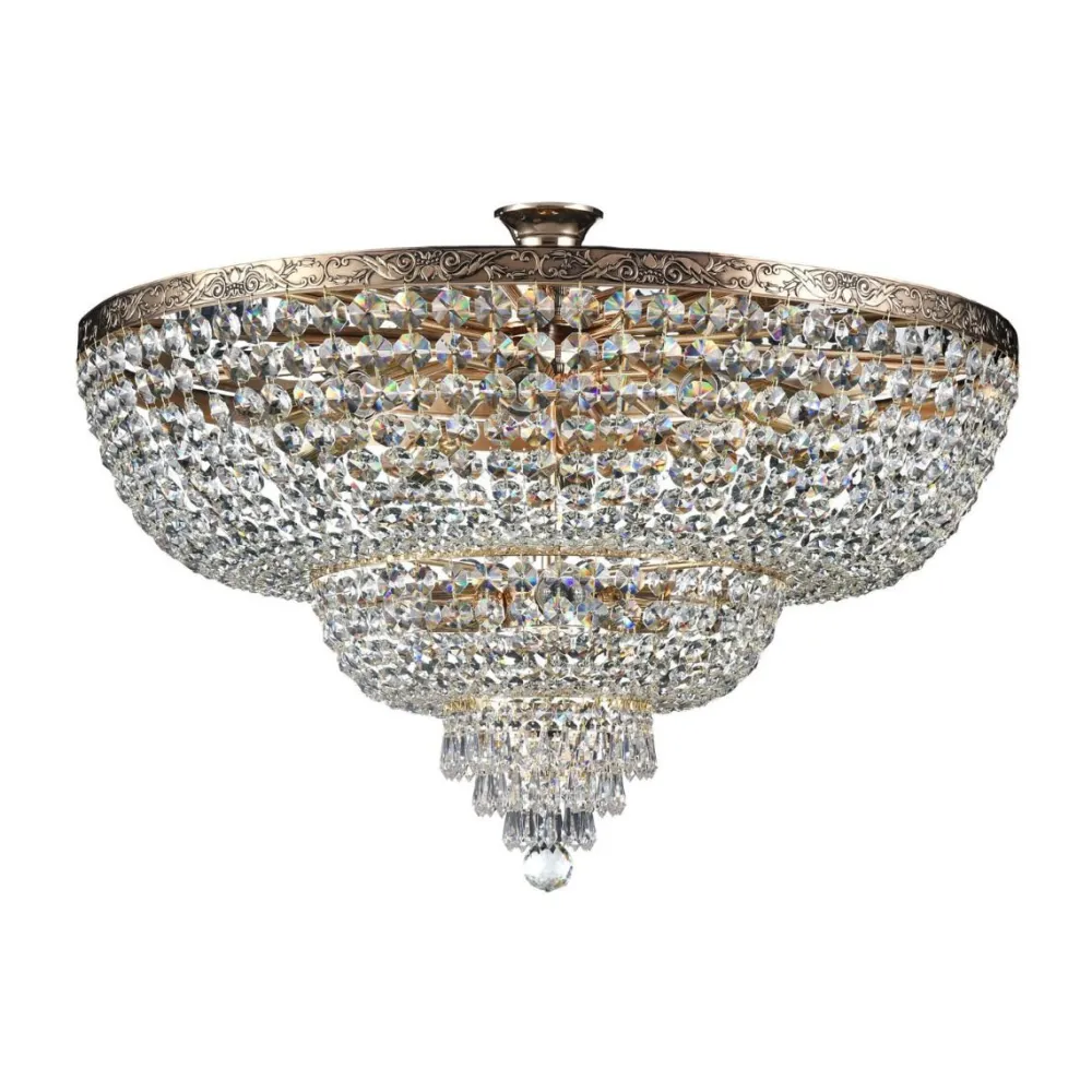 Kristallivalaisin Diamant Crystal Palace 14-G 800 mm antiikkikulta*Maytoni Clearance
