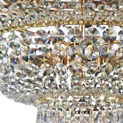 Kristallivalaisin Diamant Crystal Palace 14-G 800 mm antiikkikulta*Maytoni Clearance