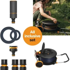 Kärrykastelukela Comfort L, 13mm, 30m*Fiskars New