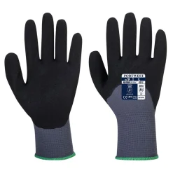 Käsineet A352 DermiFlex Ultra 12 paria/pkt harmaa/musta*Portwest Discount
