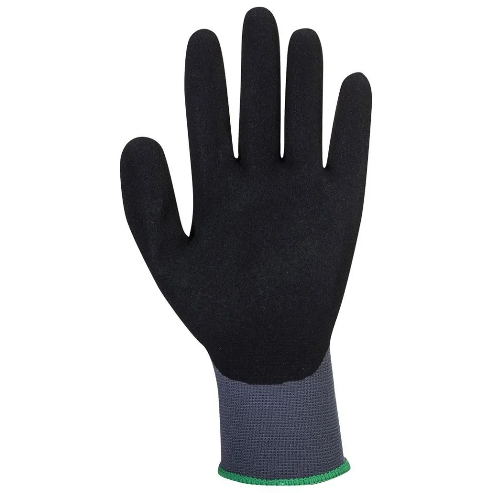 Käsineet A352 DermiFlex Ultra 12 paria/pkt harmaa/musta*Portwest Discount