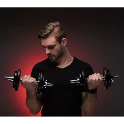 Käsipainosetti salkussa 2 kpl säädettävät 20 kg*Fit'n Shape Clearance