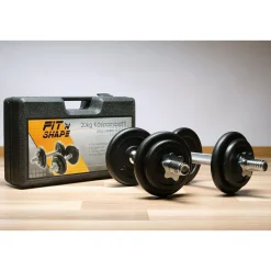 Käsipainosetti salkussa 2 kpl säädettävät 20 kg*Fit'n Shape Clearance
