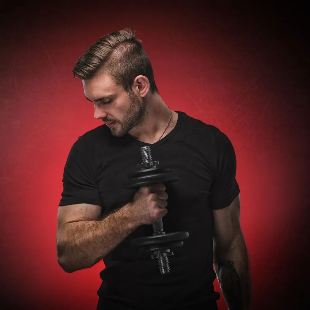 Käsipainosetti salkussa 2 kpl säädettävät 20 kg*Fit'n Shape Clearance