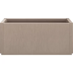 Kukkalaatikko puutarhaan vaaleanruskea 80x36x35 cm PP (68778)*FinePRICE Best