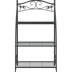 Sale Kukkateline musta 56x30x96 cm teräs Terassin Sisustus|Terassin Sisustus