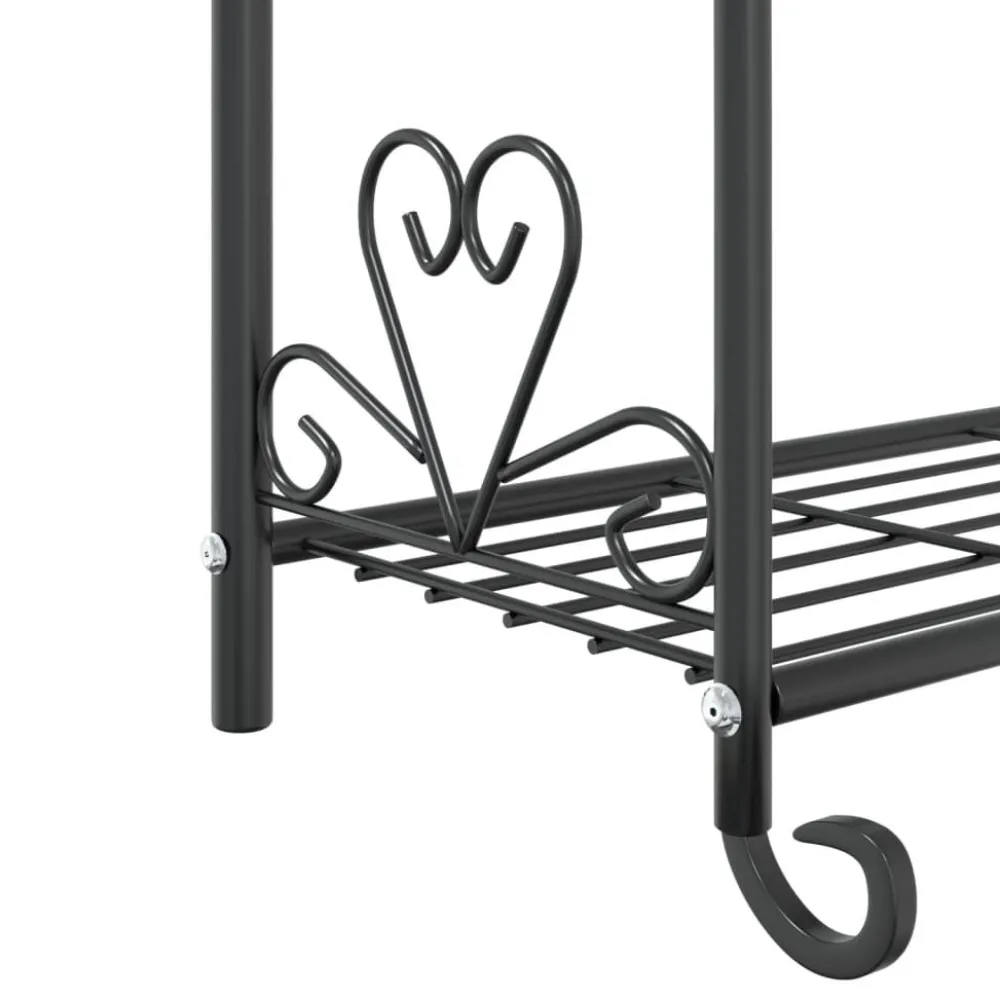Sale Kukkateline musta 56x30x96 cm teräs Terassin Sisustus|Terassin Sisustus