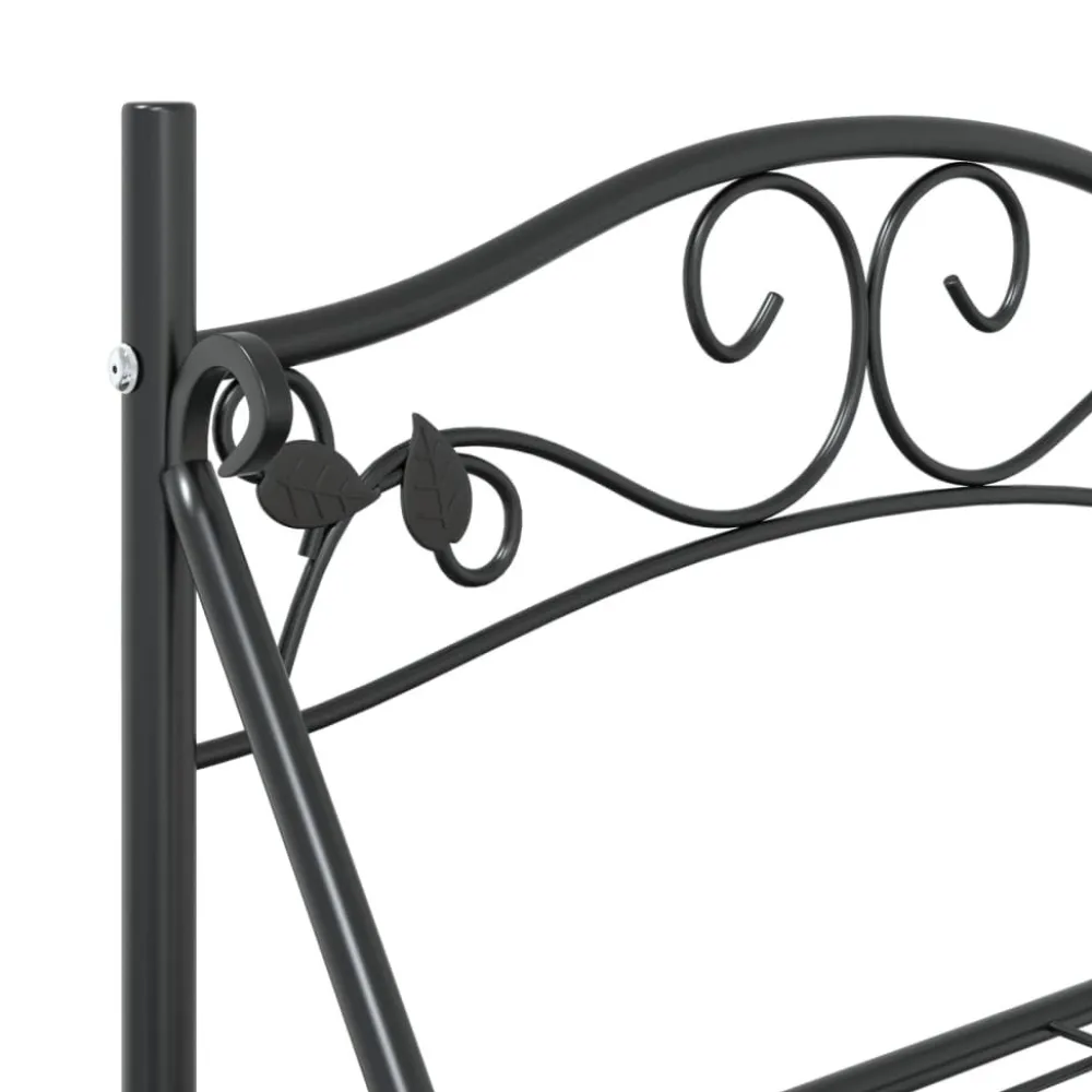 Sale Kukkateline musta 56x30x96 cm teräs Terassin Sisustus|Terassin Sisustus