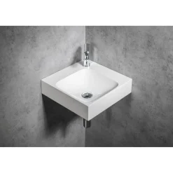 Outlet Kulma-allas Emona 400x400 mm, valkoinen Kulma-Altaat