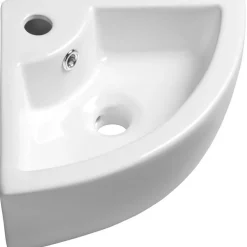 Kulma-allas Gynt 330x330x130 mm valkoinen Kulma-Altaat