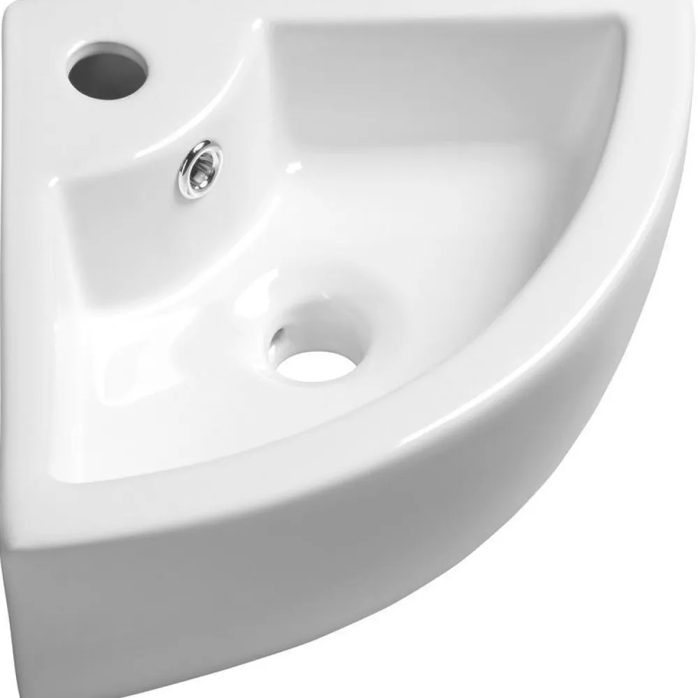 Kulma-allas Gynt 330x330x130 mm valkoinen Kulma-Altaat