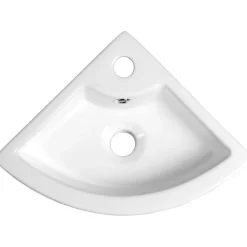 Kulma-allas Gynt 330x330x130 mm valkoinen Kulma-Altaat
