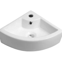 Kulma-allas Gynt 330x330x130 mm valkoinen Kulma-Altaat
